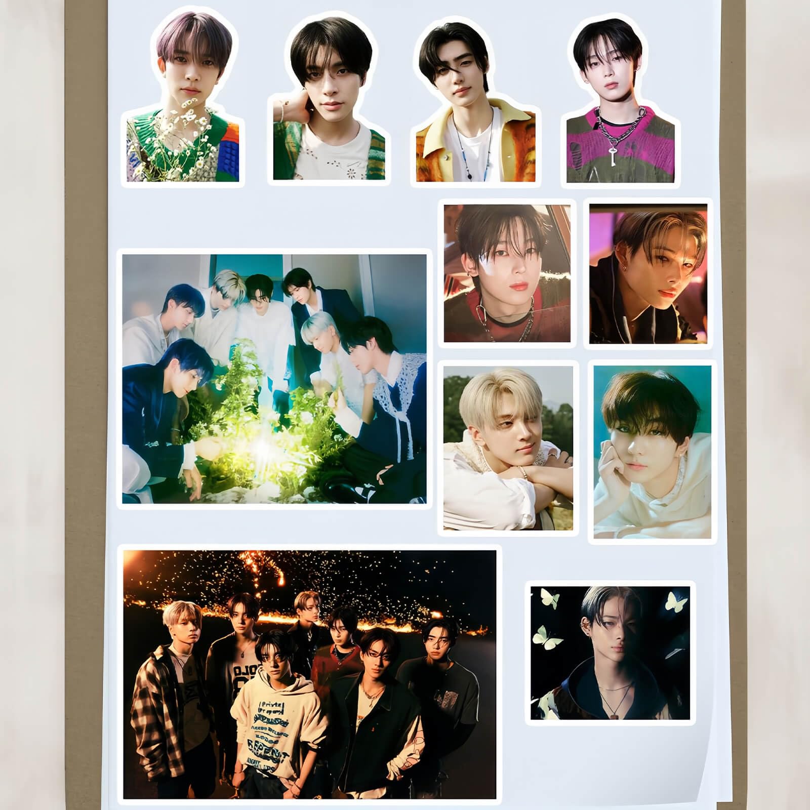 100pcs Enhypen Stickers Pack Enhypen Orange Blood Stickers Kpop